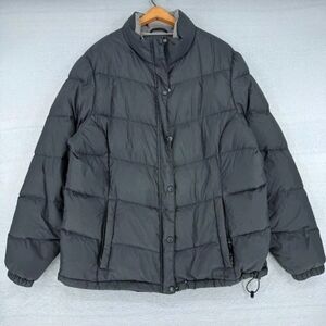 L.L. Bean Womens Black Goose Down Puffer Jacket
